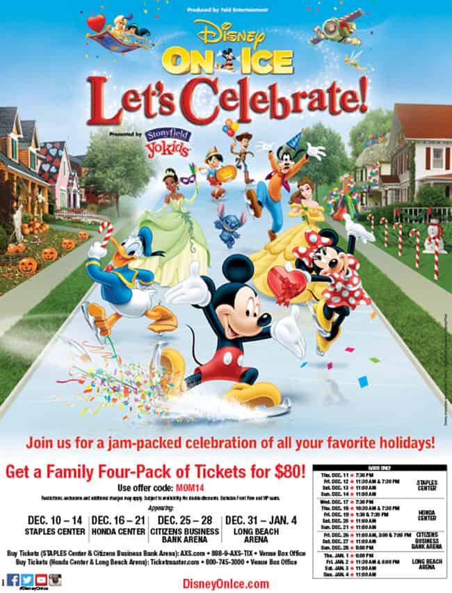Disney On Ice "Let's Celebrate" Comes to SoCal Popsicle Blog