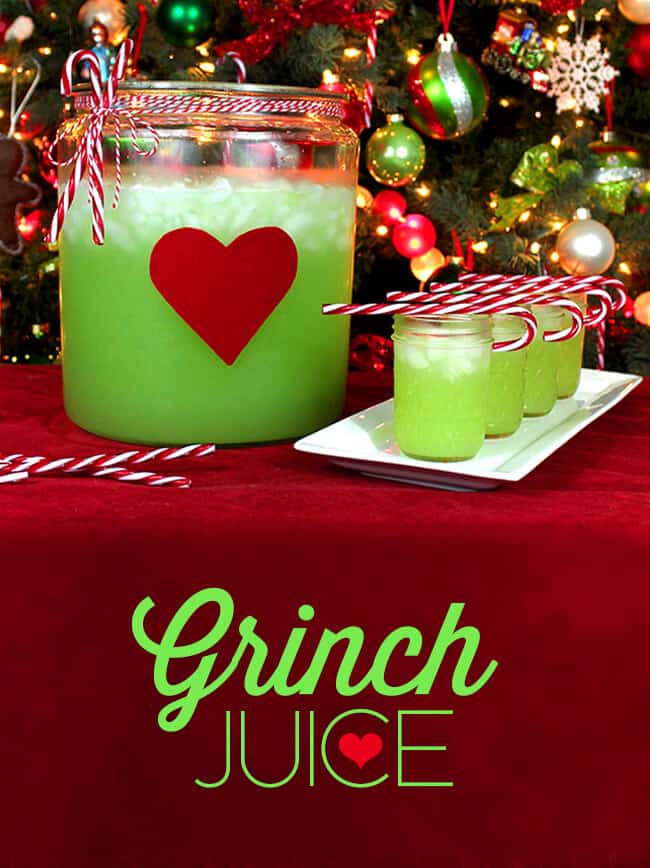 Christmas Grinch Juice Recipe - Popsicle Blog