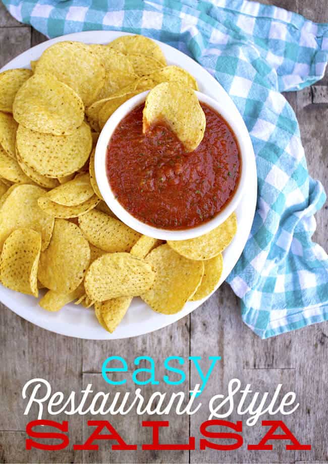 Easy Restaurant Style Salsa - Popsicle Blog