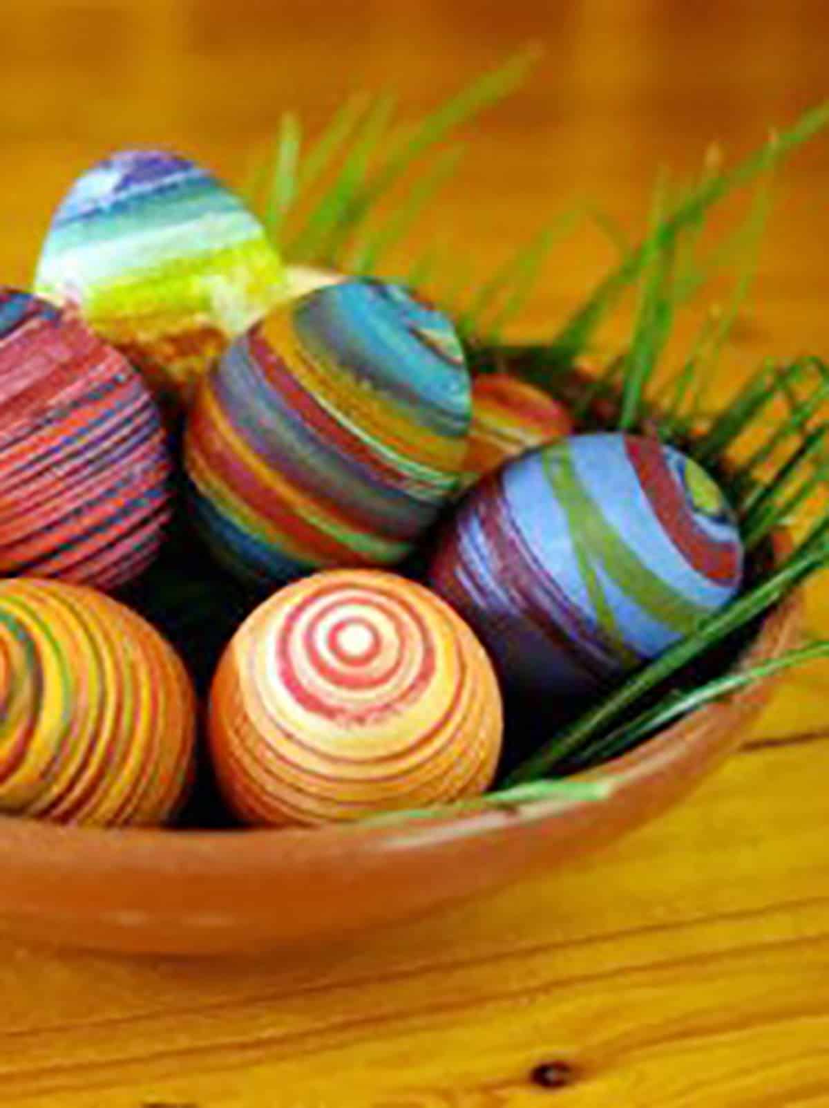 easter egg coloring techniques