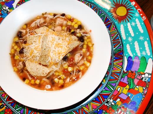 Yummy Chicken Tortilla Soup