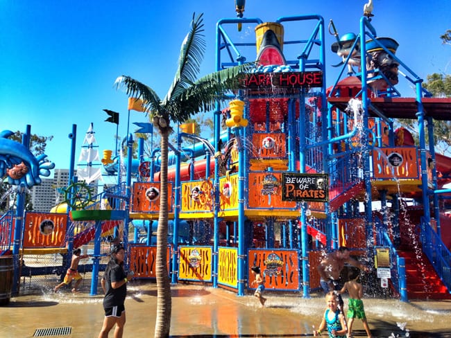 Pirate Ship Playground, Irvine Spectrum, Irvine, CA, Playgrounds