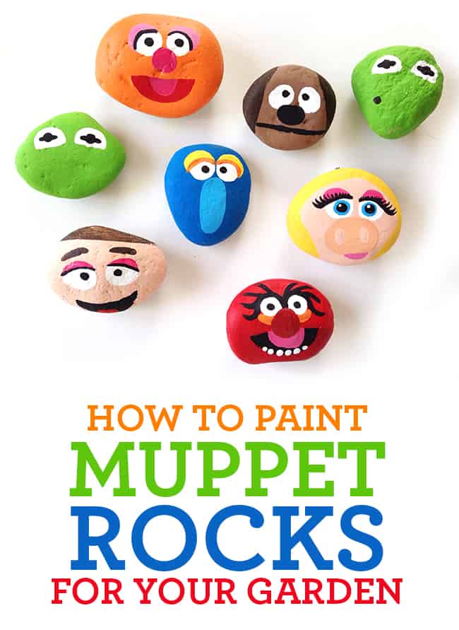 How to Paint Muppet Rocks - Popsicle Blog
