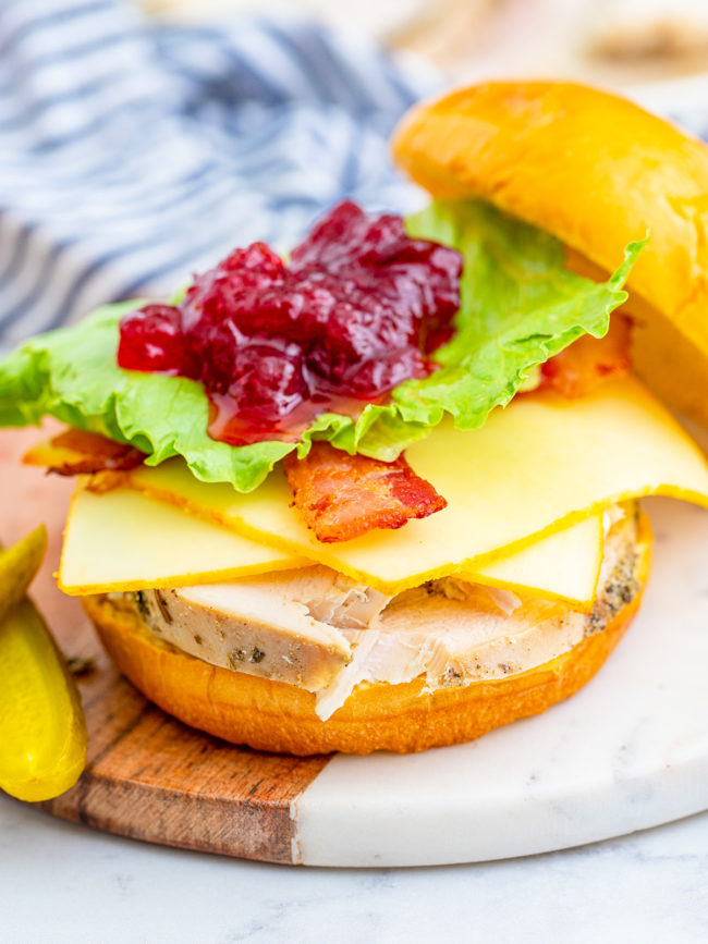 Thanksgiving Leftover Turkey Sandwich Recipe - Popsicle Blog